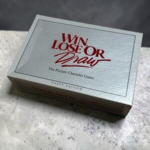 Vintage Disney 1988 Win Lose or Draw Party Edition Milton Bradley Charades Game